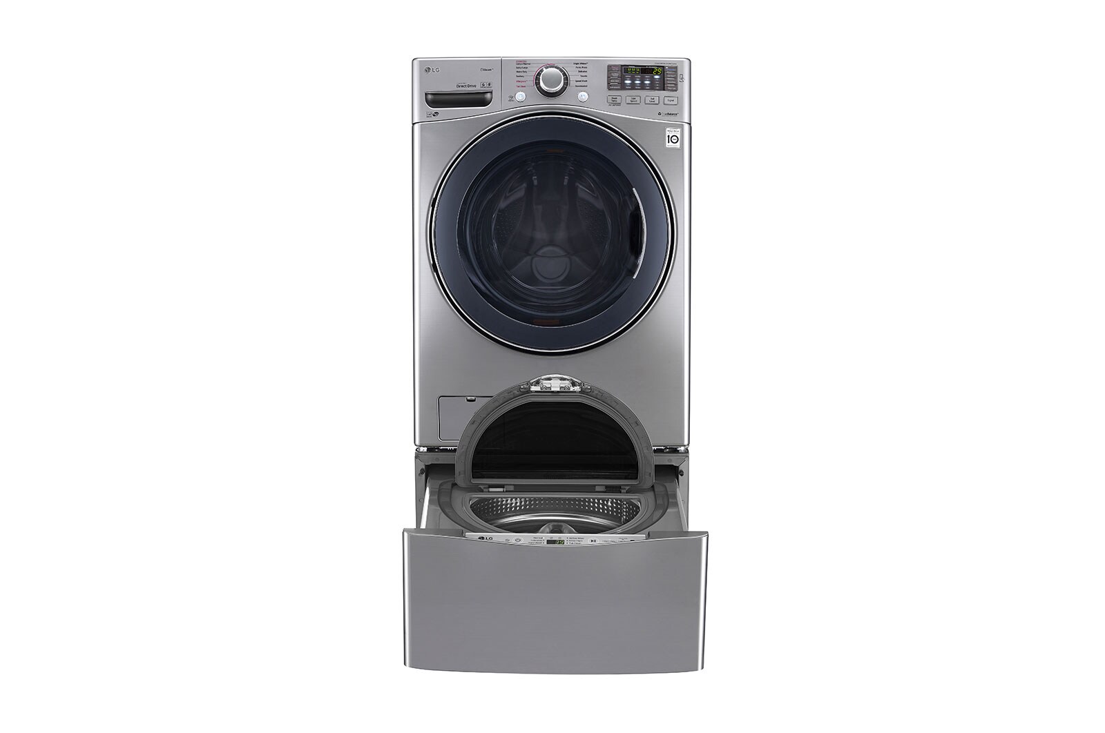 LG Laveuse de très grande capacité de 5,2 pi3 avec tambour en acier inoxydable NeveRust<sup>MC</sup>, WM3770HVA