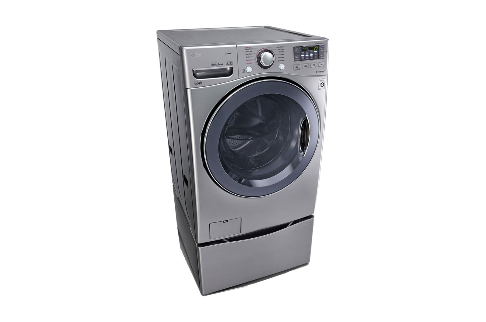 LG Laveuse de très grande capacité de 5,2 pi3 avec tambour en acier inoxydable NeveRust<sup>MC</sup>, WM3770HVA