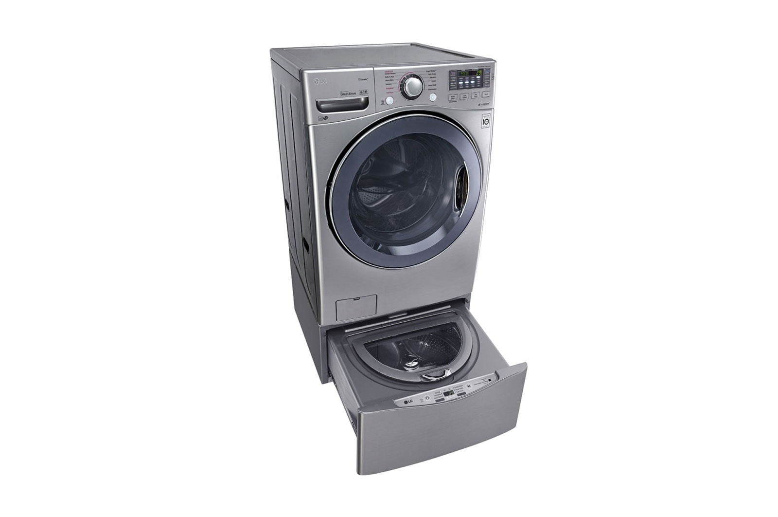 LG Laveuse de très grande capacité de 5,2 pi3 avec tambour en acier inoxydable NeveRust<sup>MC</sup>, WM3770HVA