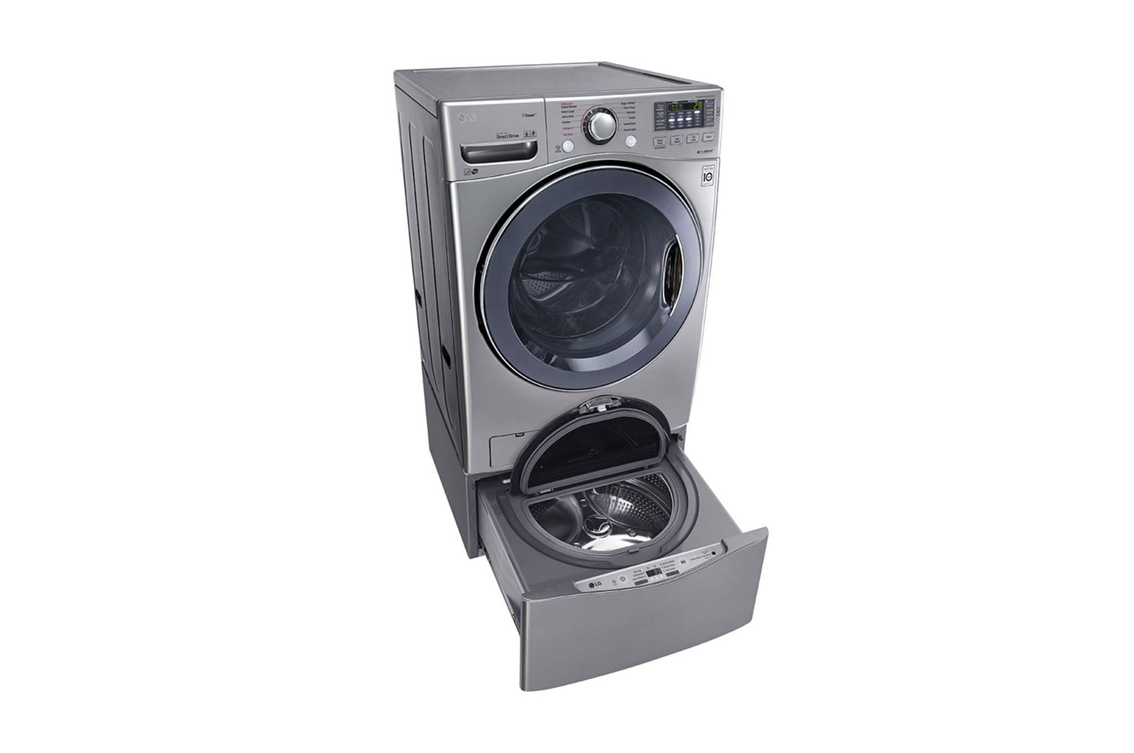 LG Laveuse de très grande capacité de 5,2 pi3 avec tambour en acier inoxydable NeveRust<sup>MC</sup>, WM3770HVA