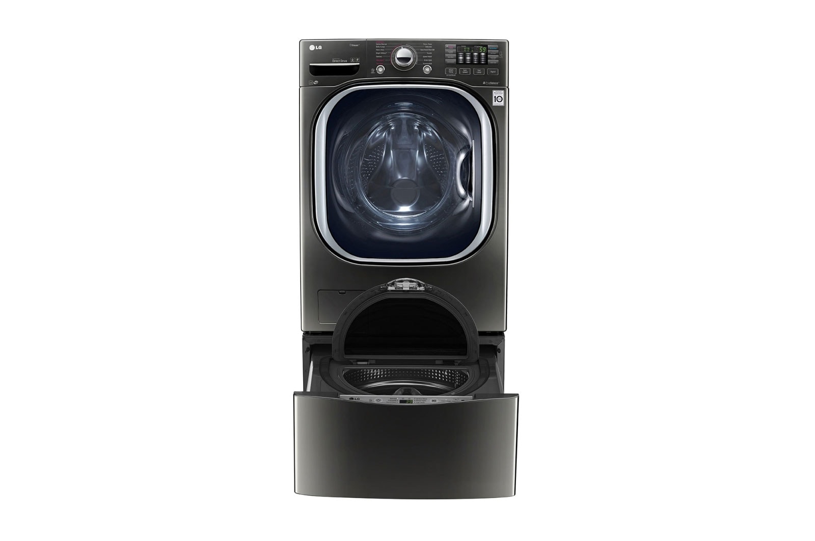 LG Laveuse à chargement frontal de super grande capacité de 5,2 pi<sup>3</sup> dotée de la technologie TurboWash<sup>MC<sup/>, WM4370HKA