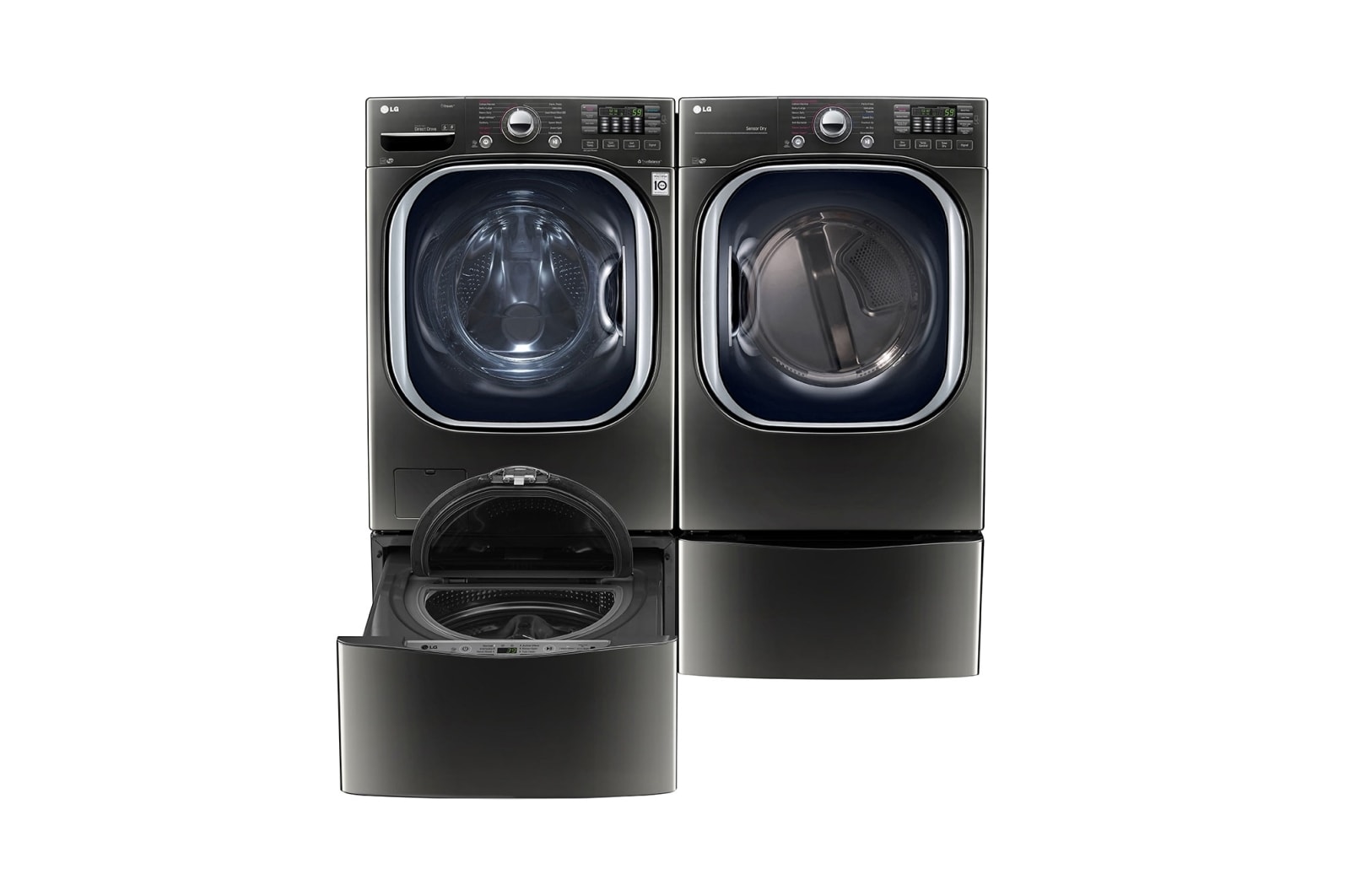 LG Laveuse à chargement frontal de super grande capacité de 5,2 pi<sup>3</sup> dotée de la technologie TurboWash<sup>MC<sup/>, WM4370HKA
