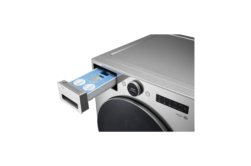 LG Laveuse à chargement frontal d’une super grande capacité de 5.2 pi3 dotée de la technologie ezDispense<sup>MC</sup>, WM5700HVA