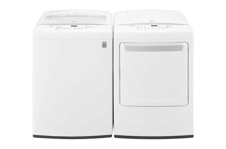 LG LAVEUSE DE 5,2 PI 3 À CHARGEMENT PAR LE HAUT À HAUTE EFFICACITÉ AVEC COMMANDES FRONTALES ET FONCTION DE PRÉLAVAGE, WT1501CW