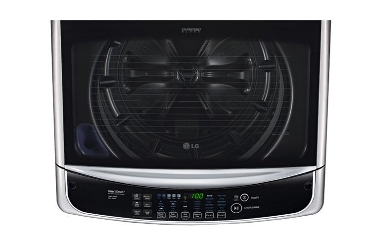 LG Laveuse à chargement vertical à HYPER grande capacité de 5,8 pi 3 et à haut rendement dotée de la technologie TurboWash MC , WT1701CV