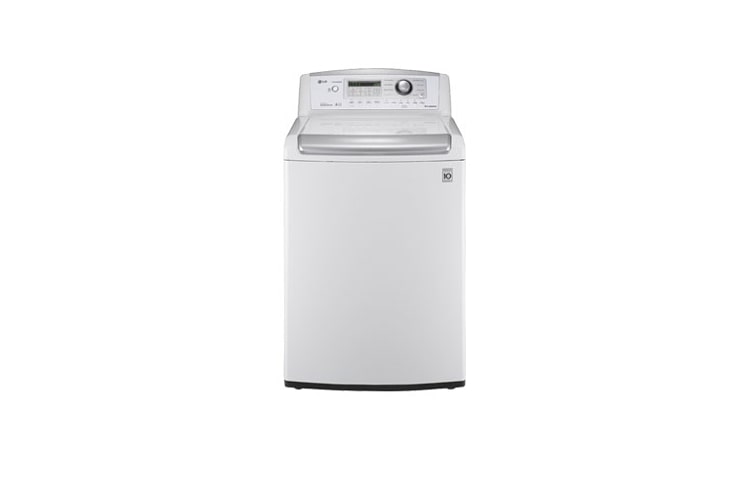 Vue avant de Laveuse haute efficacité à chargement par le haut de 5,4 pi 3 avec technologie WaveForce MC  WT4901CW