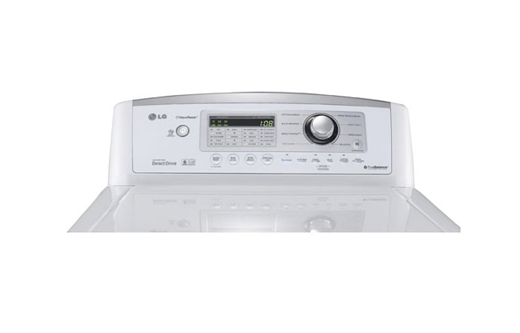 LG Laveuse haute efficacité à chargement par le haut de 5,4 pi 3 avec technologie WaveForce MC , WT4901CW