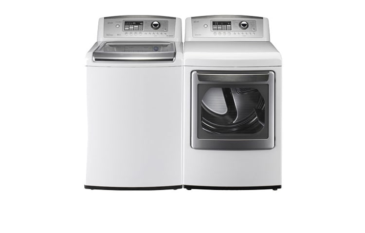 LG 5.2 pi3 Laveuse haute efficacité à chargement par le haut et à très grande capacité de série Wave, WT5001CW