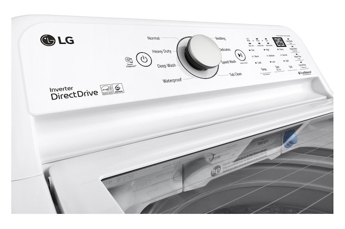 LG Laveuse à chargement vertical d’une capacité de 5,8 pi³, WT7150CW