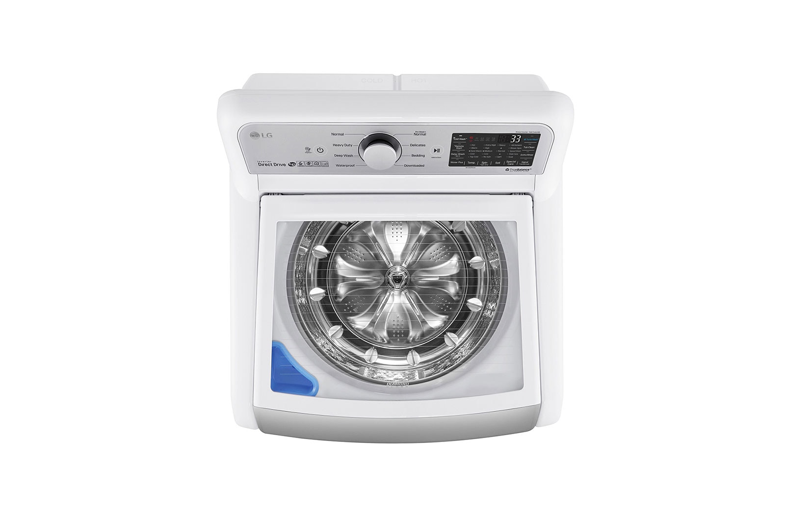 LG Laveuse à chargement vertical de 5,8 pi³ dotée de la technologie TurboWash3D<sup>MC</sup>, WT7300CW