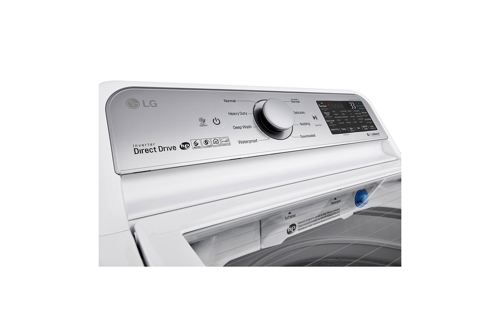 LG Laveuse à chargement vertical de 5,8 pi³ dotée de la technologie TurboWash3D<sup>MC</sup>, WT7300CW