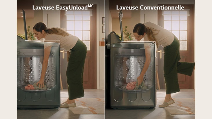 EasyUnload™ - for a more convenient washing experience