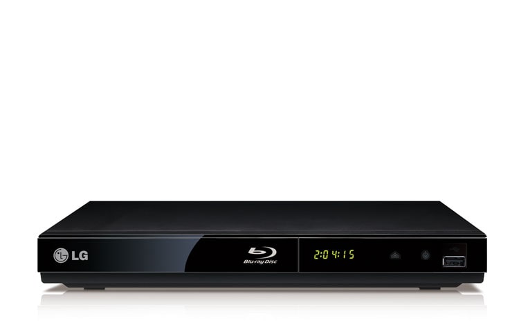 Vue avant de Le lecteur Blu-ray LG BP200 offre une résolution en HD intégrale 1080p et une qualité d&#39;image supérieure. BP200
