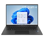 LG gram de 14 po avec écran IPS WUXGA, Windows 11 Home, Ordinateur portable Intel<sup>MD</sup> Core<sup>MD</sup> i7 Evo<sup>MC</sup> de 13ᵉ génération, 16 Go de RAM, disque SSD de 512 Go, noir, 14Z90R-K.AA75A9