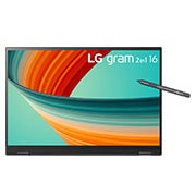LG Ordinateur portable ultraléger LG gram 2-en-1 avec écran tactile IPS WQXGA 16:10 de 16 po, plateforme Intel<sup>MD</sup> Core<sup>MD</sup> i7 Evo<sup>MC</sup> de 13<sup>e</sup> génération, Windows 11 Home, 16 Go de mémoire vive, SSD de 512 Go, noir, 16T90R-K.AA75A9