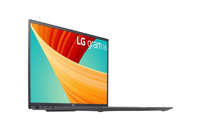 LG Ordinateur portable ultraléger LG gram de 16 po avec écran IPS WQXGA 16:10, plateforme Intel<sup>MD</sup> Core<sup>MD</sup> i7 Evo<sup>MC</sup> de 13<sup>e</sup> génération, Windows 11 Home, 32 Go de RAM, disque SSD de 1 To, noir, 16Z90R-K.AD78A9