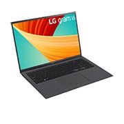 LG Ordinateur portable ultraléger LG gram de 16 po avec écran IPS WQXGA 16:10, plateforme Intel<sup>MD</sup> Core<sup>MD</sup> i7 Evo<sup>MC</sup> de 13<sup>e</sup> génération, Windows 11 Home, 32 Go de RAM, disque SSD de 1 To, noir, 16Z90R-K.AD78A9