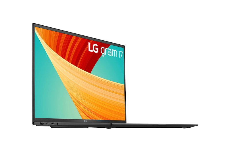 LG Ordinateur portable ultraléger LG gram de 17 po avec écran IPS WQXGA 16:10, plateforme Intel<sup>MD</sup> Core<sup>MD</sup> i7 Evo<sup>MC</sup> de 13<sup>e</sup> génération, Windows 11 Home, 16 Go de RAM, disque SSD de 1 To, noir, 17Z90R-K.AA78A9