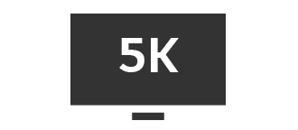 Icône « Affichage jusqu’à 5K »