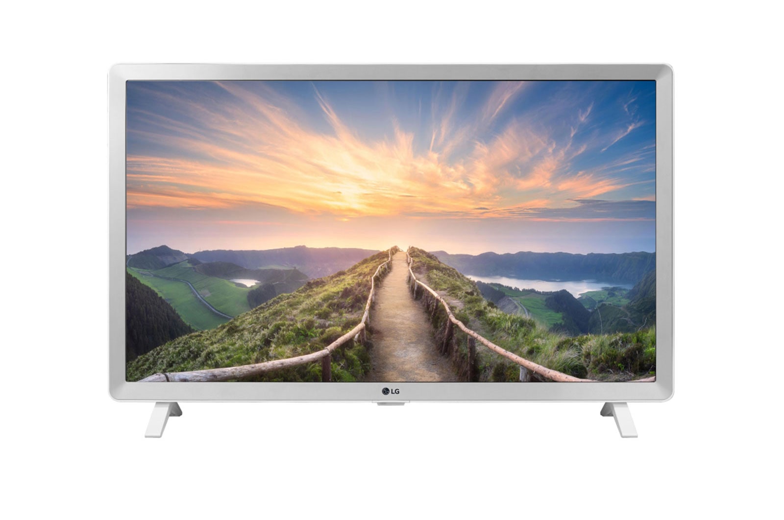 Vue avant de Téléviseur Smart HD de LG, catégorie des 24 po (diagonale de 23,6 po) 24LM520S-WU