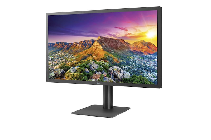 LG Moniteur Nano IPS 4K UHD UltraFine<sup>MC</sup> de 24 po doté de 2 ports Thunderbolt<sup>MC</sup> 3, 3 ports USB de type C<sup>MC</sup> et prenant en charge DCI-P3 et luminosité de 500 nits, capacité de connexion en guirlande 4K et compatible avec macOS, 24MD4KLB-B