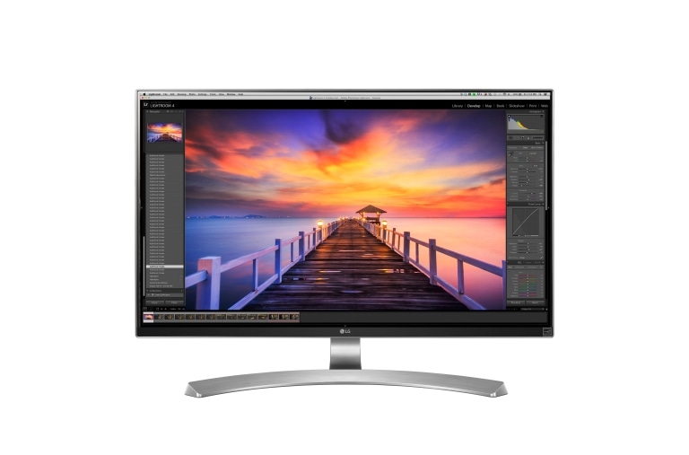 Vue avant de Moniteur DEL IPS UHD 4K de 27 po (diagonale de 27 po) 27UD88-W