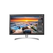 Vue avant de Écran UHD 4K IPS à DEL avec HDR10, 27 po (diag.) 27UK850-W