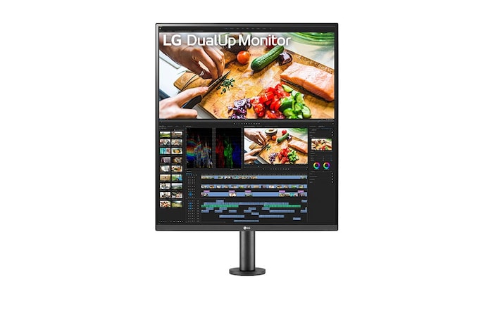 LG Moniteur DualUp 16:18 de 27,6 po avec port USB de type C<sup>MC</sup> et socle Ergo, 28MQ780-B
