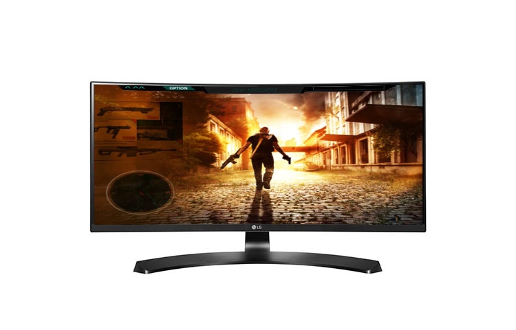 Vue avant de Moniteur IPS ultra large incurvé 21:9 pleine HD offrant l&#39;ultime expérience de jeu 29UC88-B