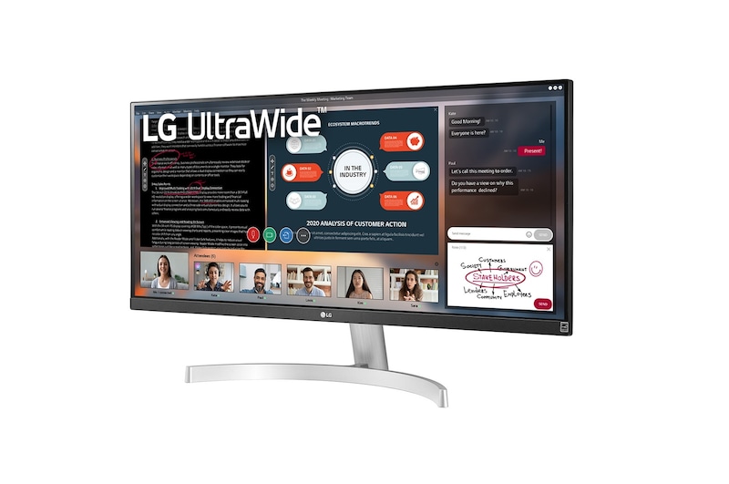 LG Moniteur à dalle IPS UltraWide<sup>MC</sup> pleine HD (2 560 x 1 080), catégorie des 29 po, 29WN600-W
