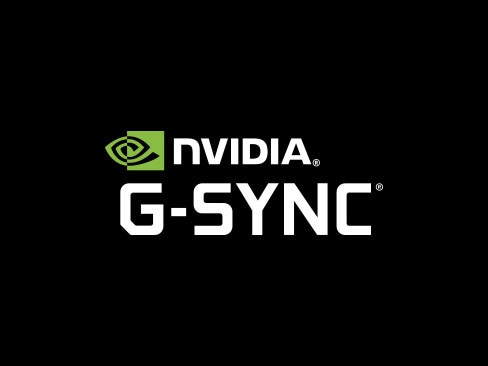 Logo G-SYNCMD de NVIDIAMD.	