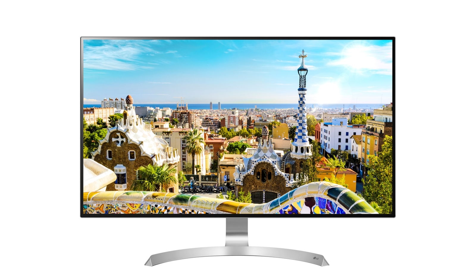 Vue avant de Moniteur IPS à DEL UHD 4K avec HDR10, catégorie des 32 po (diagonale de 31,5 po) 32UD99-W
