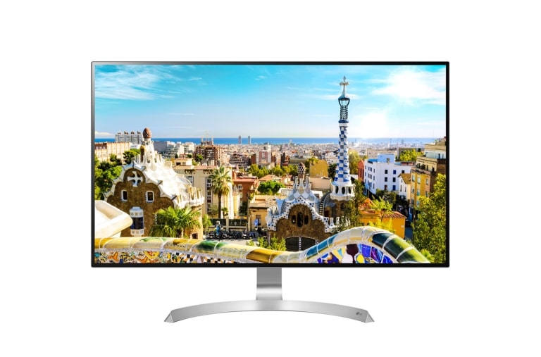 Vue avant de Moniteur IPS à DEL UHD 4K avec HDR10, catégorie des 32 po (diagonale de 31,5 po) 32UD99-W