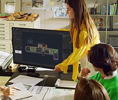 Scène de joueur de média avec Ergo.