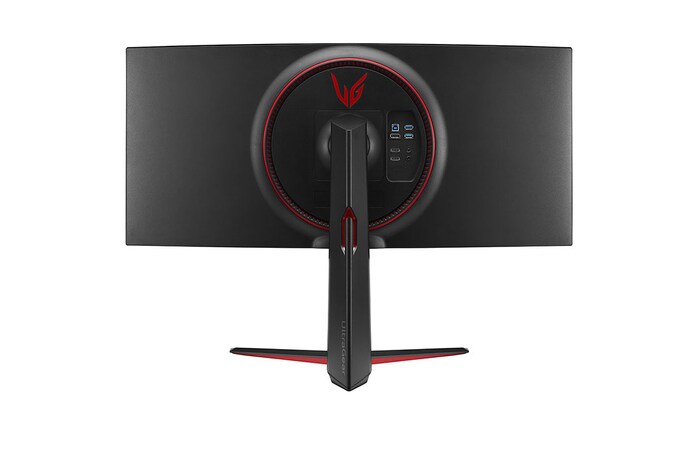 LG Moniteur HDR 400 144 Hz Nano IPS 1 ms WQHD incurvé UltraGear de 34 po compatible avec G-SYNC, 34GP83A-B