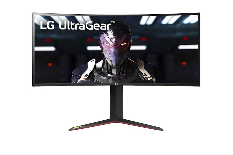 LG Moniteur HDR 400 144 Hz Nano IPS 1 ms WQHD incurvé UltraGear de 34 po compatible avec G-SYNC, 34GP83A-B