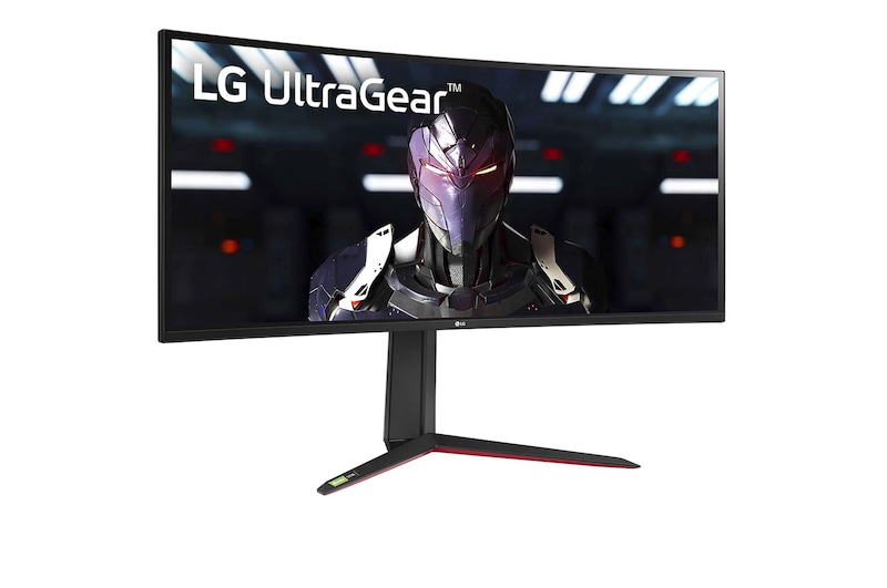LG Moniteur HDR 400 144 Hz Nano IPS 1 ms WQHD incurvé UltraGear de 34 po compatible avec G-SYNC, 34GP83A-B