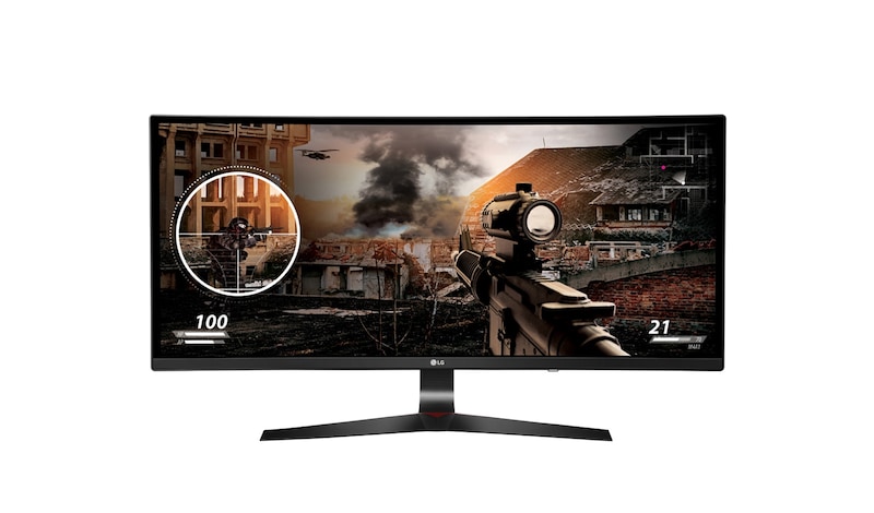 LG Moniteur de jeu incurvé IPS pleine HD UltraWideMD 21:9 de 34 po (diagonale de 34 po), 34UC79G-B