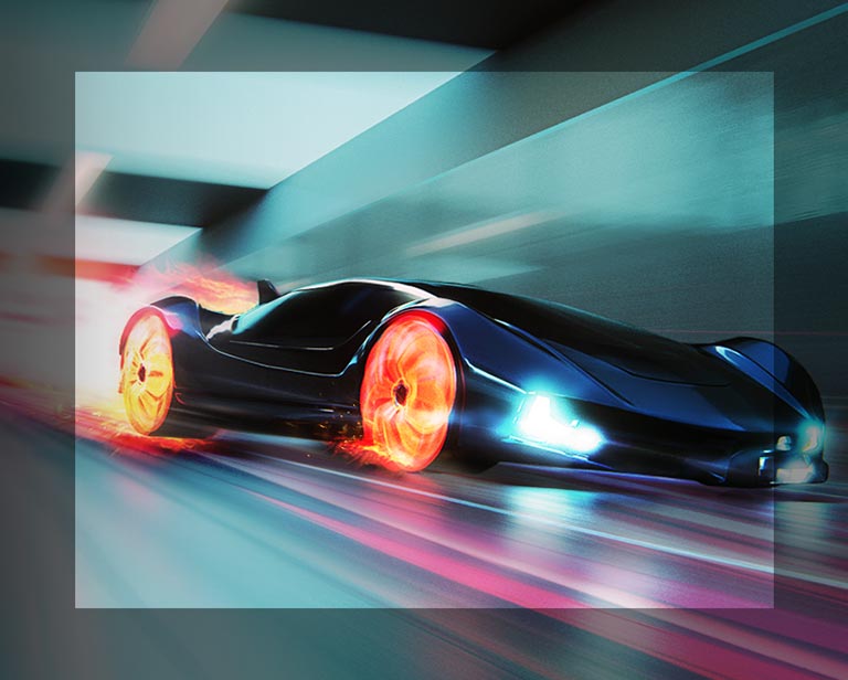 La réduction du flou de mouvement de 1ms contribue à la fluidité du jeu, en réduisant le flou et l’effet fantôme. Des objets plus dynamiques et au rythme rapide peuvent donner un avantage concurrentiel aux joueurs.