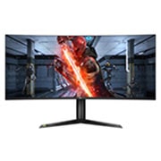 Vue avant de Moniteur de jeu UltraGear<sup>MC</sup> Nano IPS 21:9 de 37,5 po de LG à temps de réponse de 1 ms et prenant en charge G-Sync<sup>MD</sup> 38GL950G-B