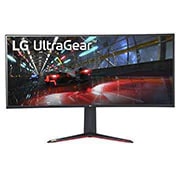 Vue avant de Moniteur incurvé UltraGear WQHD&#43; Nano à dalle IPS de 1ms, 144Hz et HDR 600 de 38 po avec compatibilité G-SYNC<sup>MD</sup> 38GN950-B