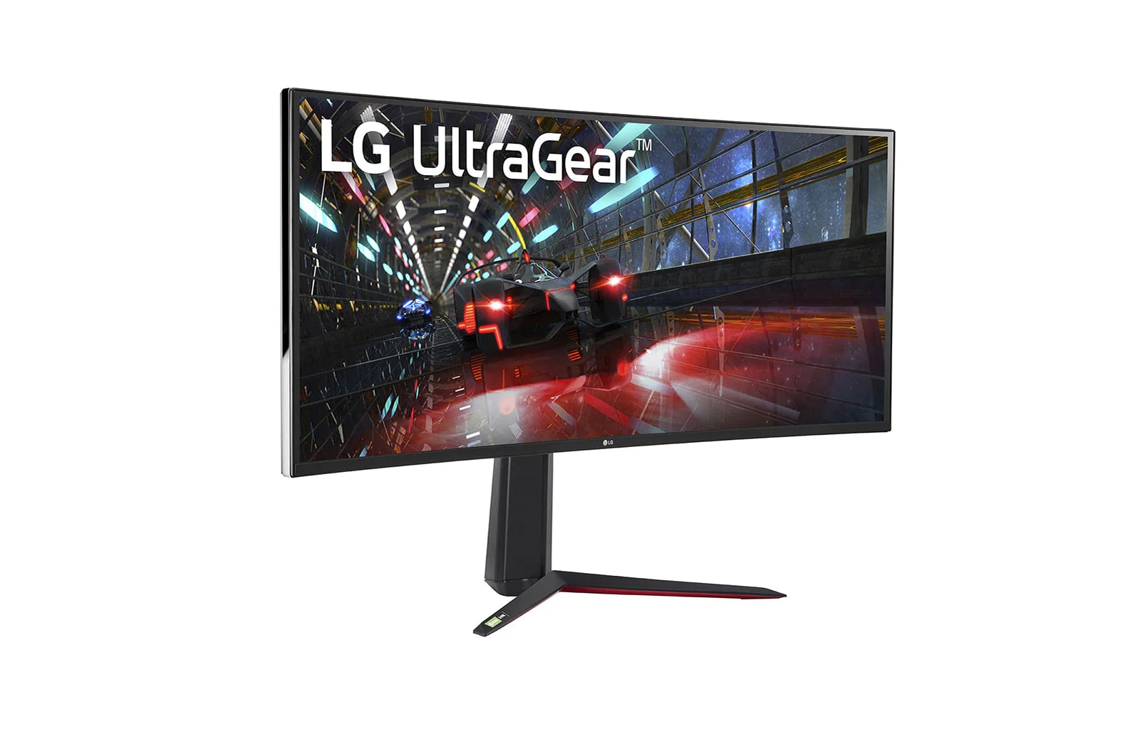 LG Moniteur incurvé UltraGear WQHD+ Nano à dalle IPS de 1ms, 144Hz et HDR 600 de 38 po avec compatibilité G-SYNC<sup>MD</sup>, 38GN950-B