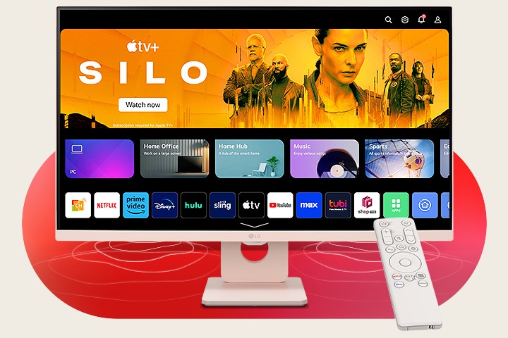 Nouvel écran d’accueil webOS 23.