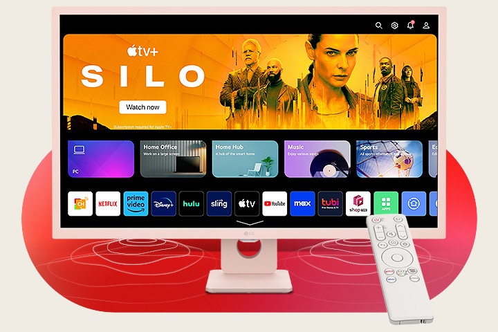 Nouvel écran d’accueil webOS 23.