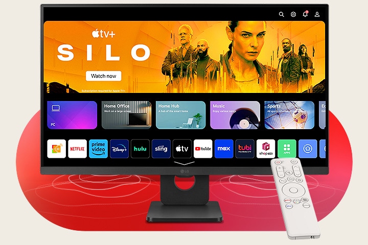 Nouvel écran d’accueil webOS 23.
