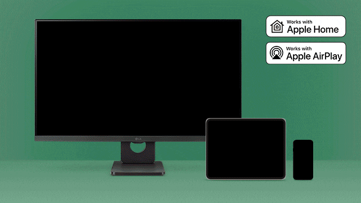 AirPlay 2 + partage d’écran + Bluetooth.