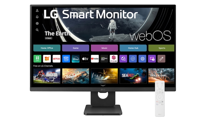 front view with remote control