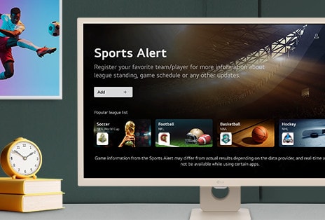 webOS 23 -  Sports.