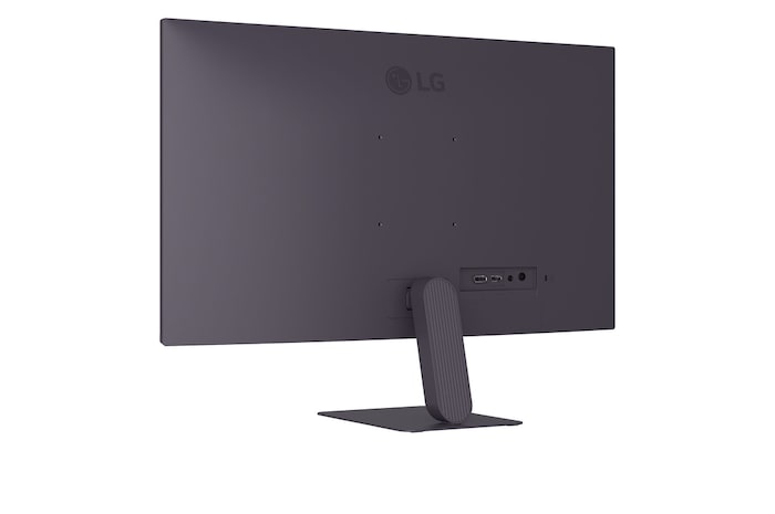 front view of the monitor with the stand down