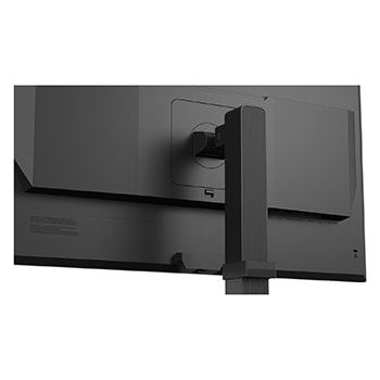 rear close-up view of stand mount and ports